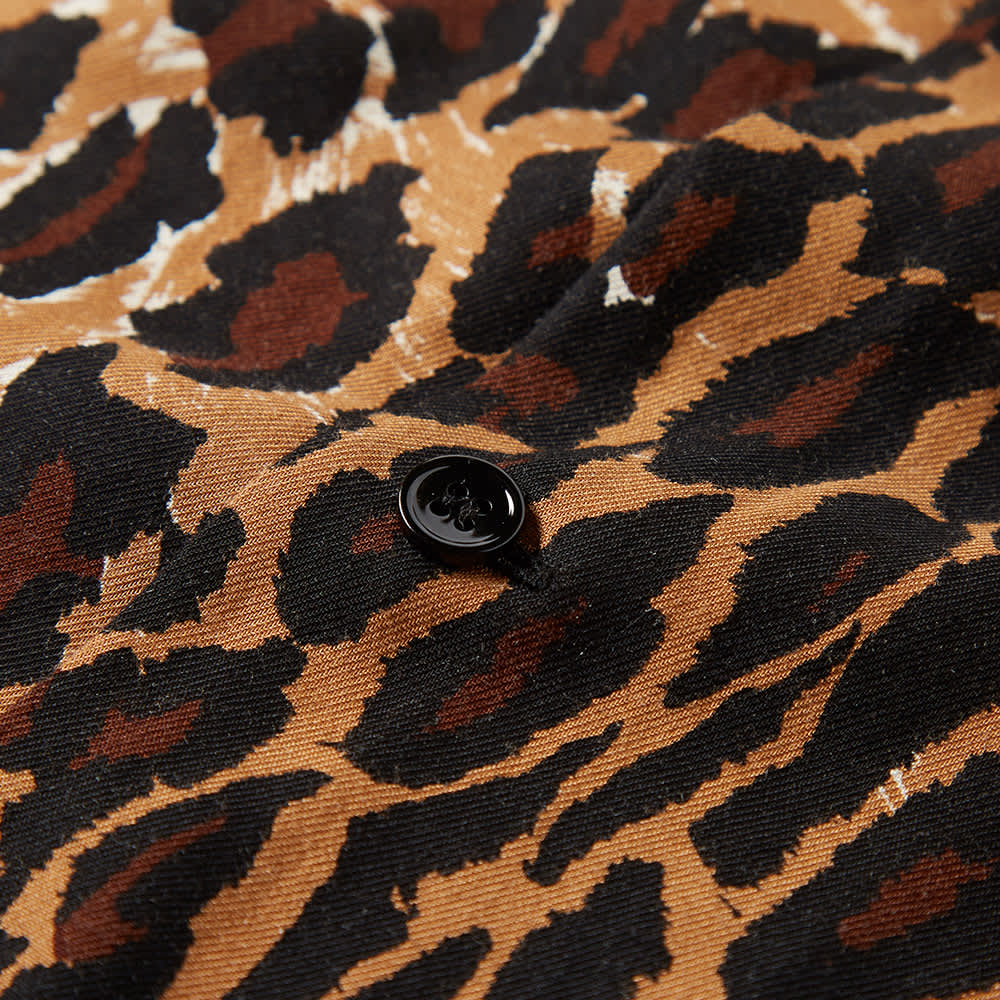 Saint Laurent Leopard Print Bowling Shirt Leopard END. (US)