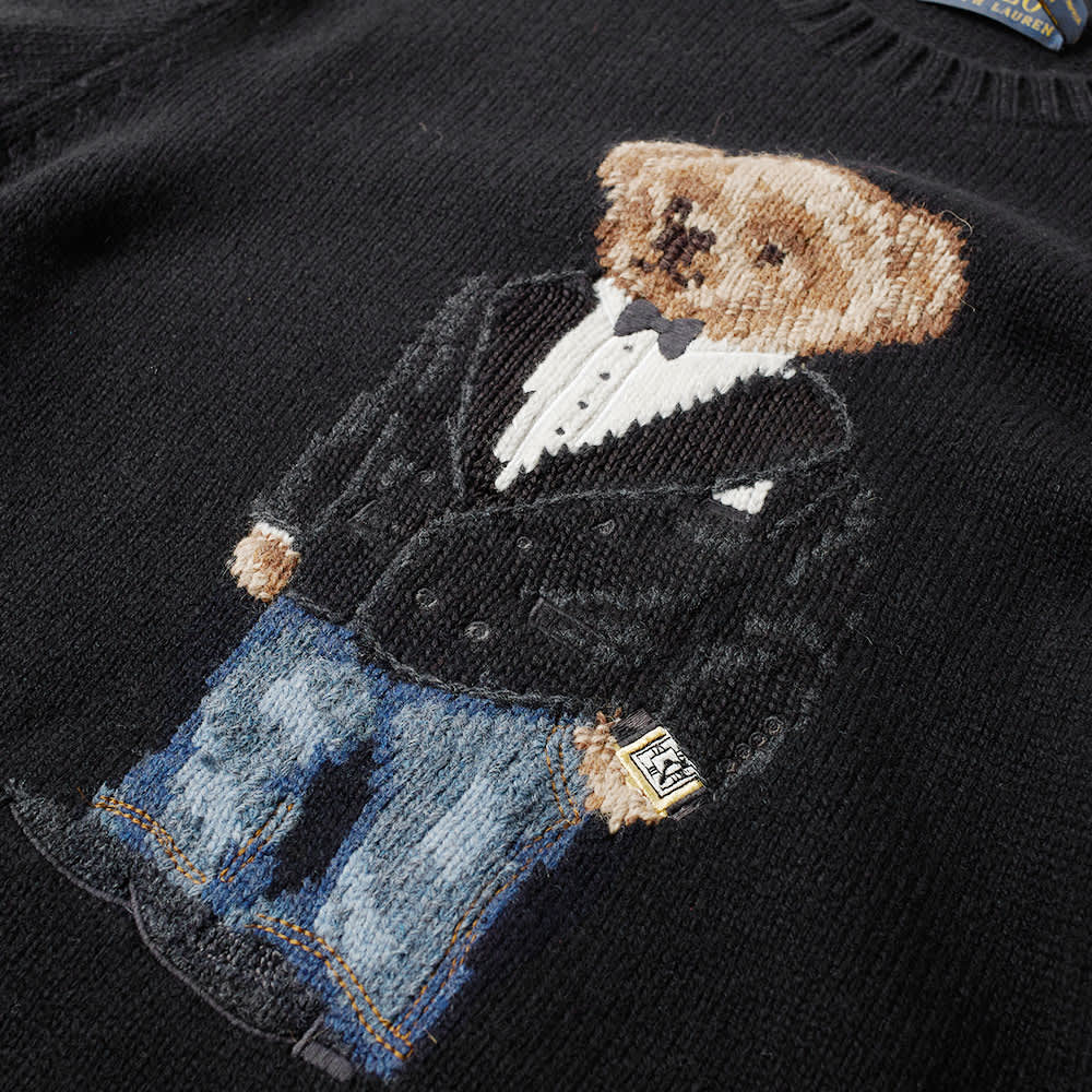 Polo Ralph Lauren Bear Knit Black | END.