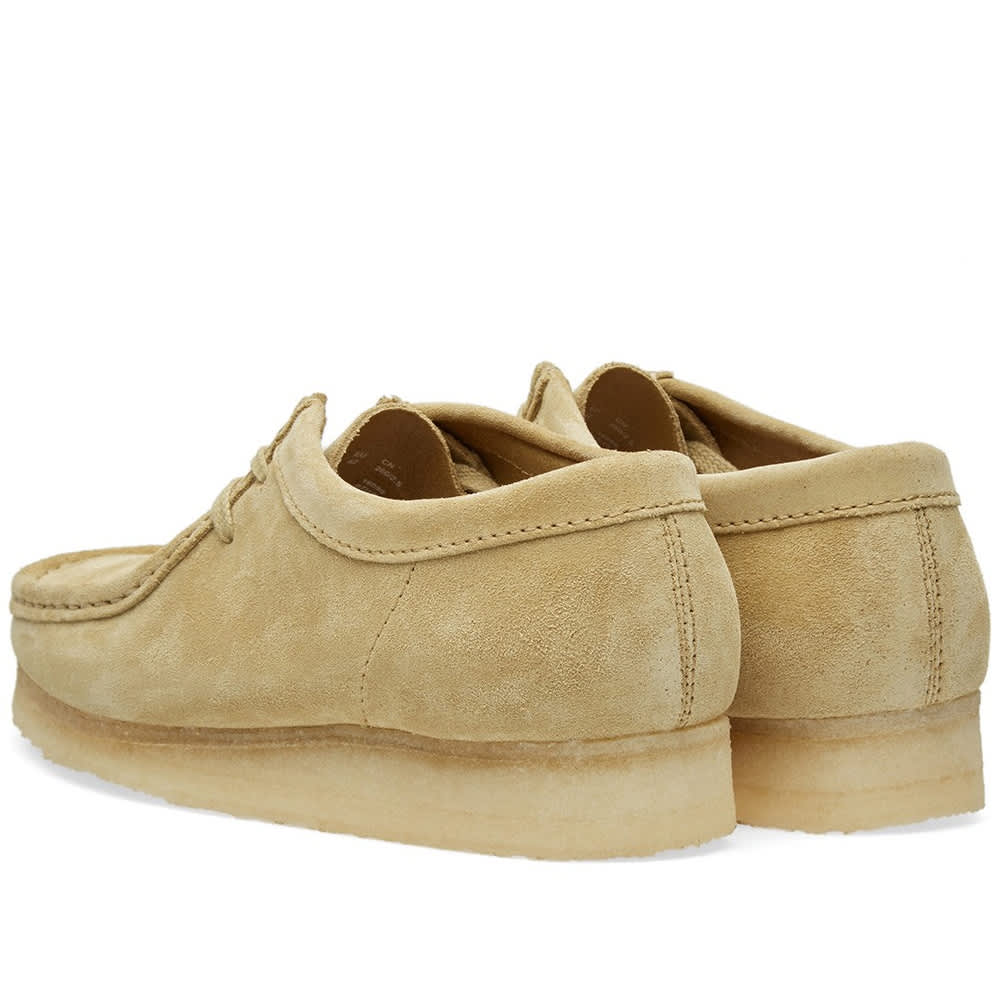 clarks wallabees maple suede