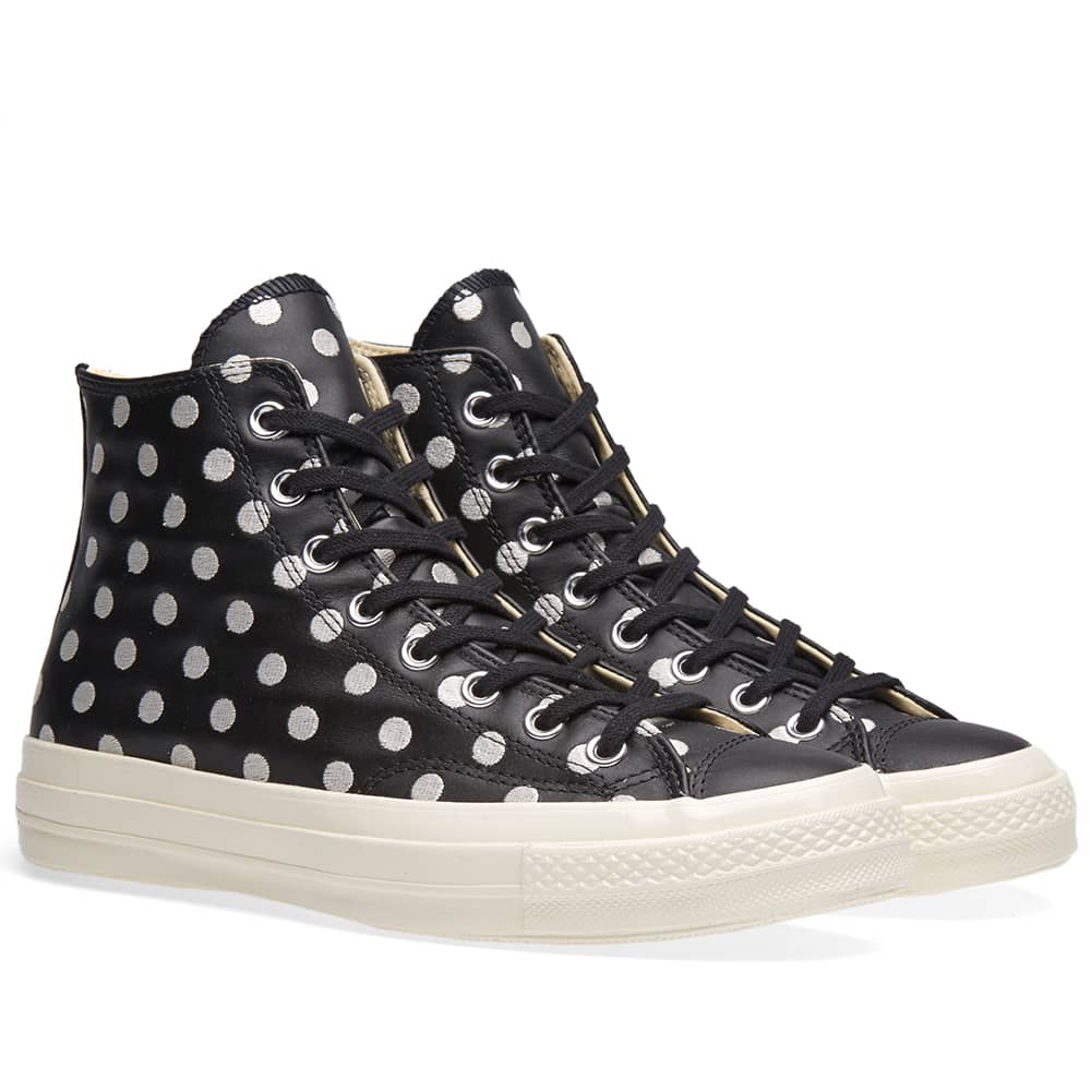 Converse Chuck Taylor 1970s Hi Polka Black & Parchment END. (US)