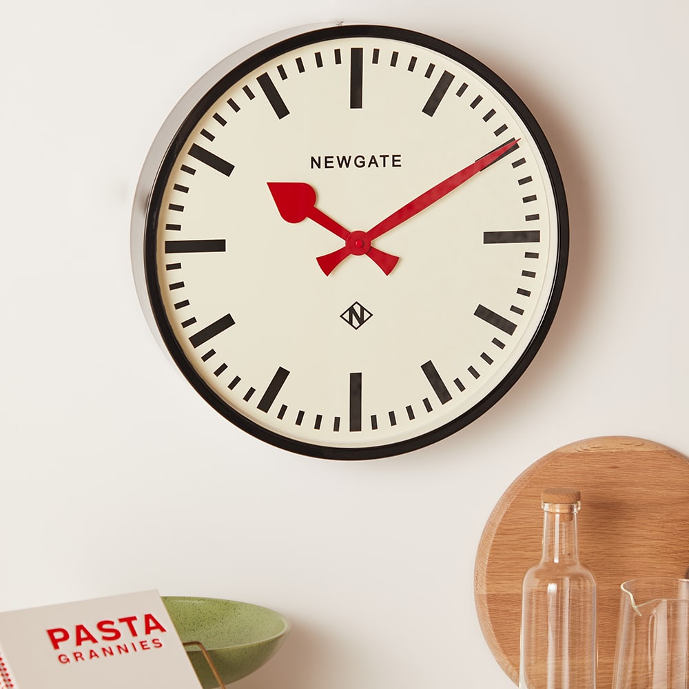 Newgate Clocks Putney Wall Clock Black END. (Global)
