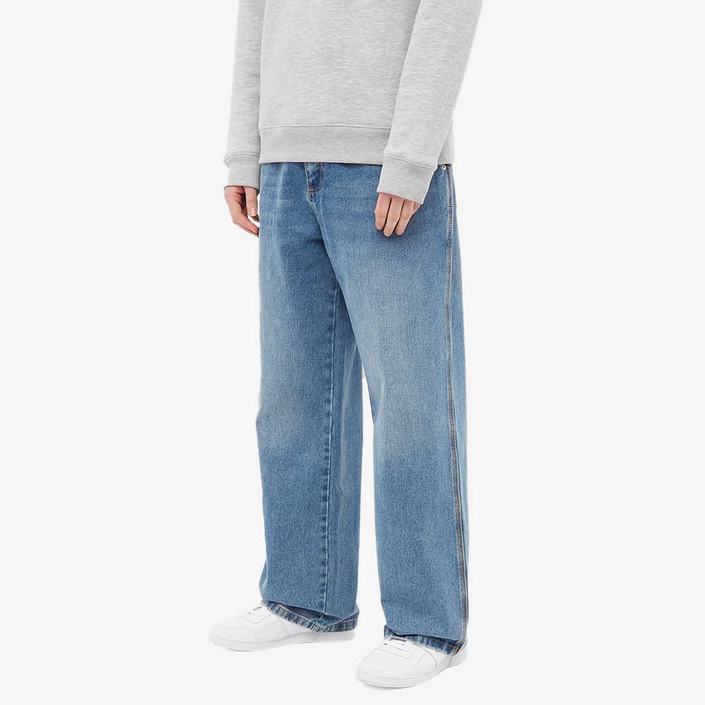 ICECREAM Drip Denim Pant Light Blue END IT  ICECREAM Drip Denim Pant Light Blue END IT
