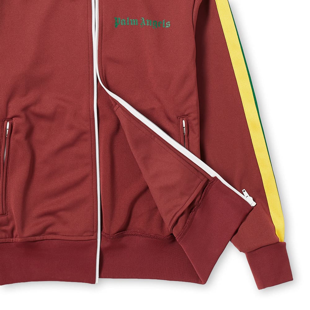 Palm Angels College Track Jacket Burgundy & Yellow END. (JP)