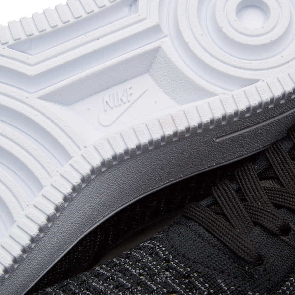 flyknit air force 1 black