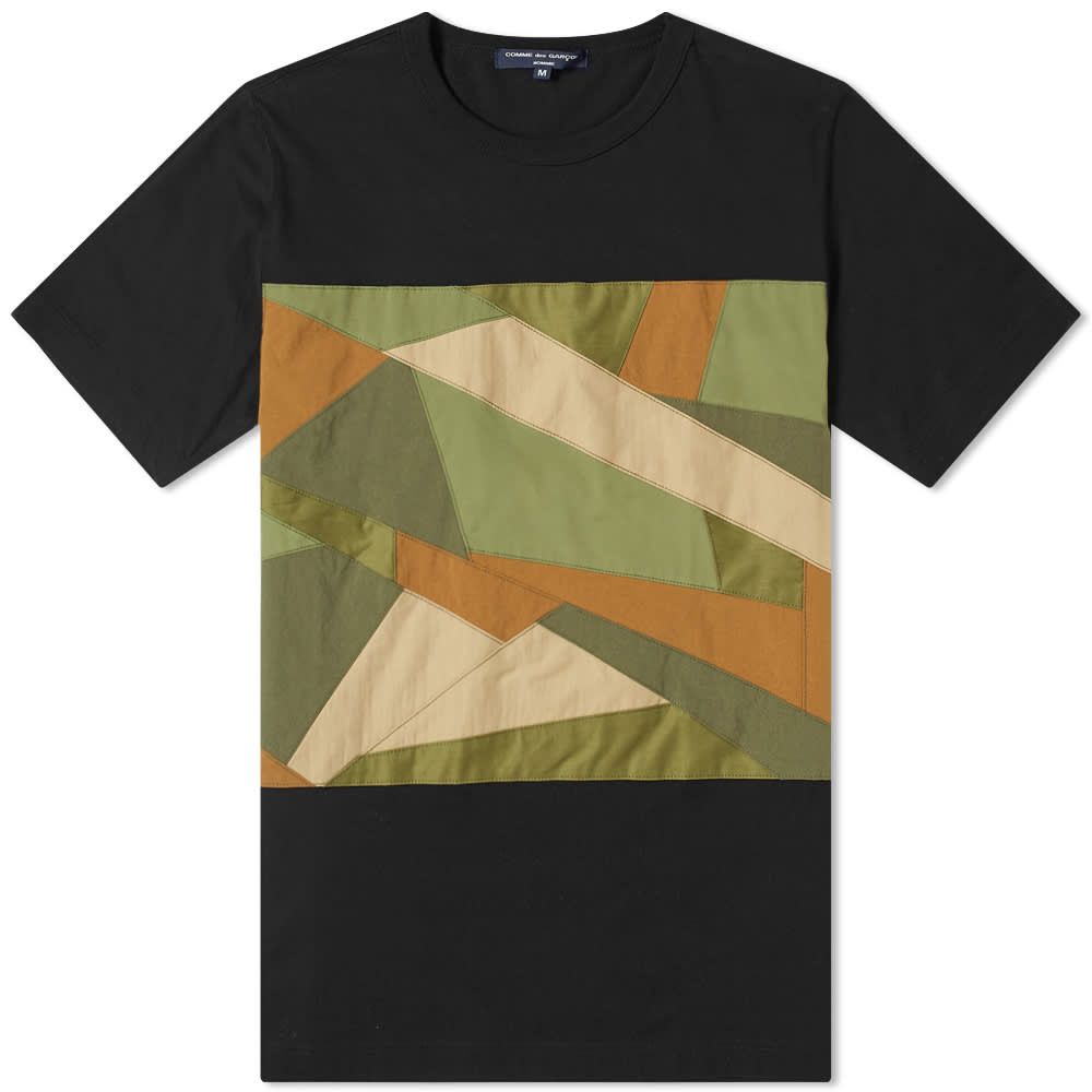 comme des garcons camo tee