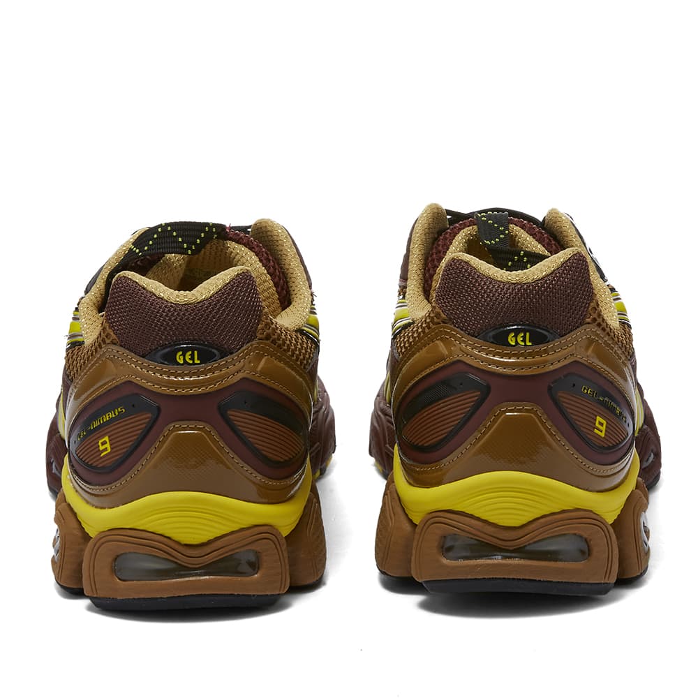 ub3 s gel nimbus 9 sneaker in rum raisin