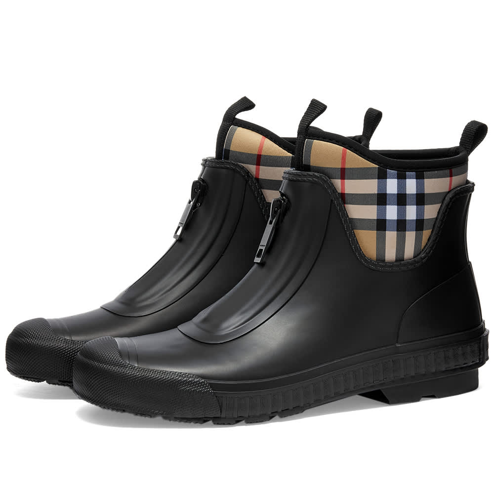 Burberry vintage check rain boots Clearance