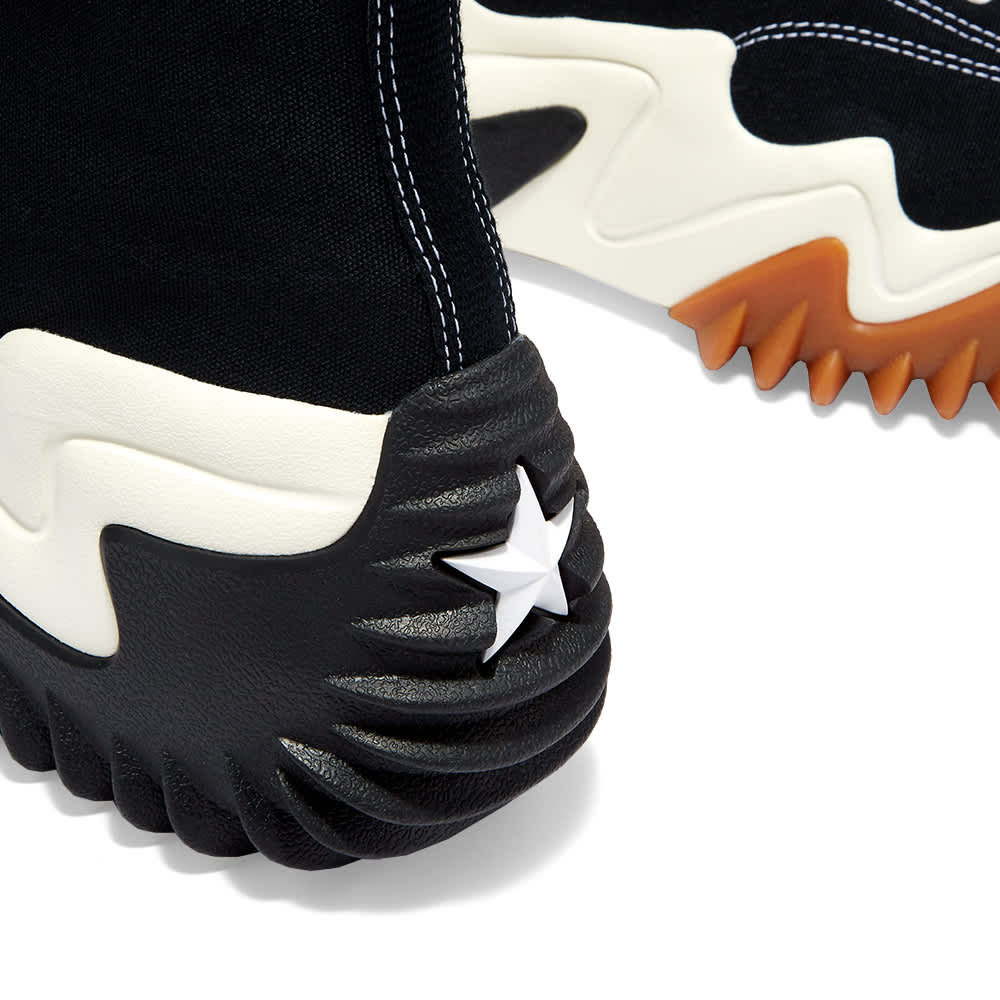 Converse Run Star Motion Canvas Platform Black, White & Gum END. (US)