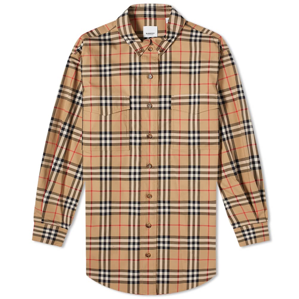 Oversize burberry shirt Clearance