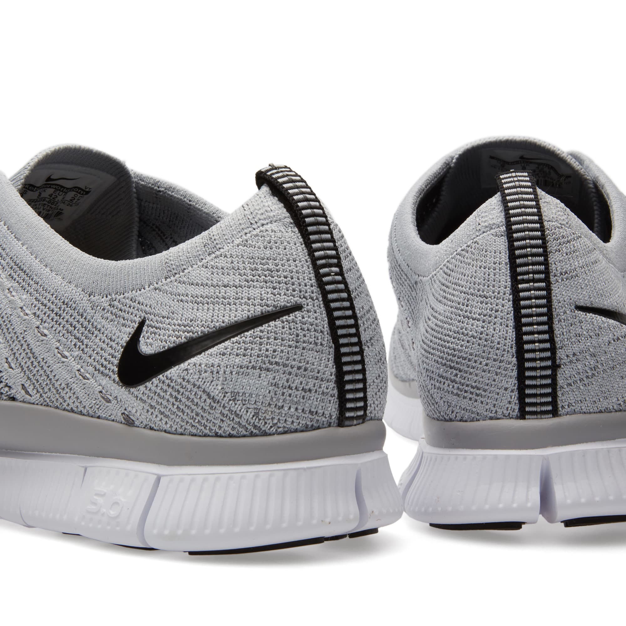 nike free flyknit grey