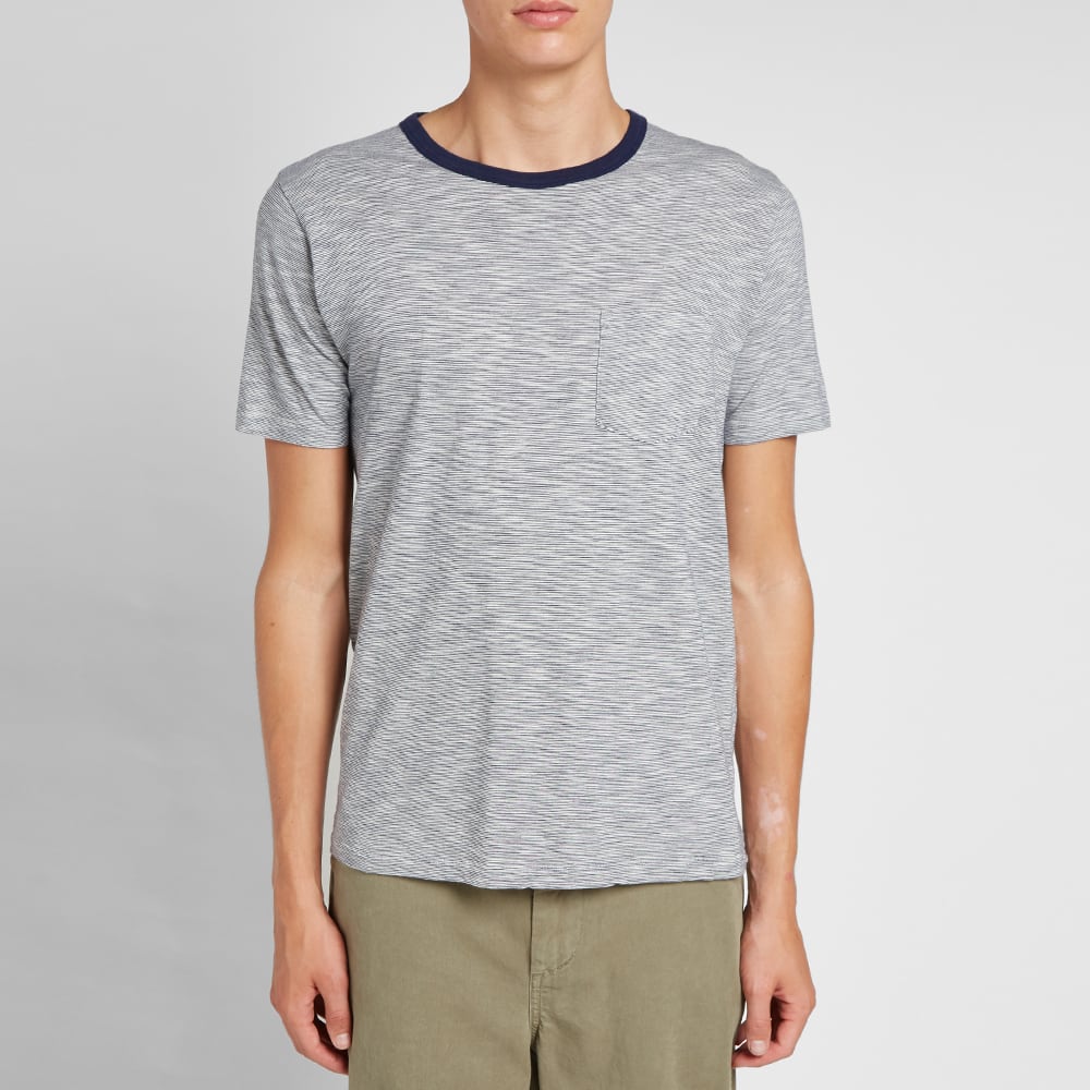 mens striped pocket tee