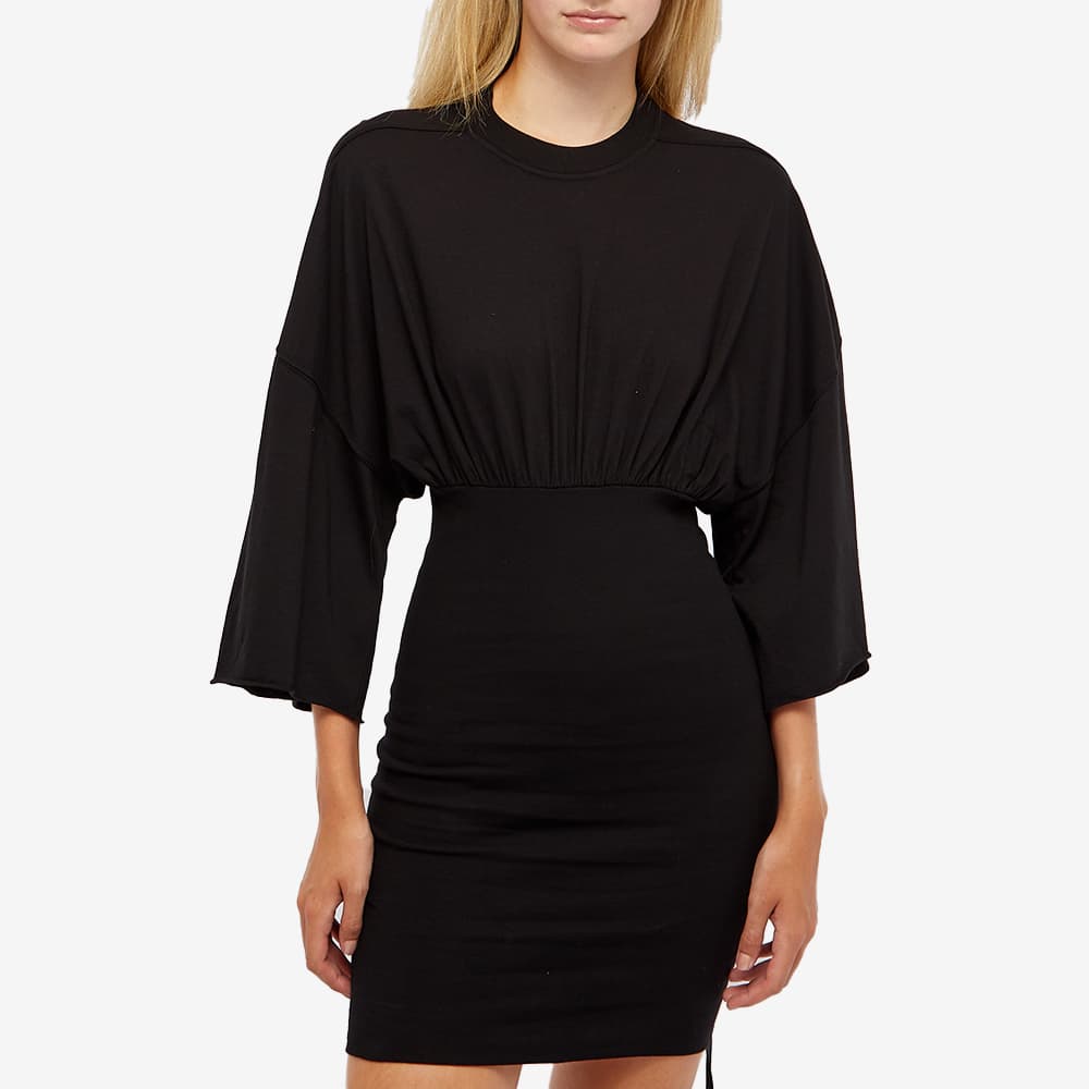 Rick Owens DRKSHDW Cinched Tommy Mini Dress Black END. (ES)