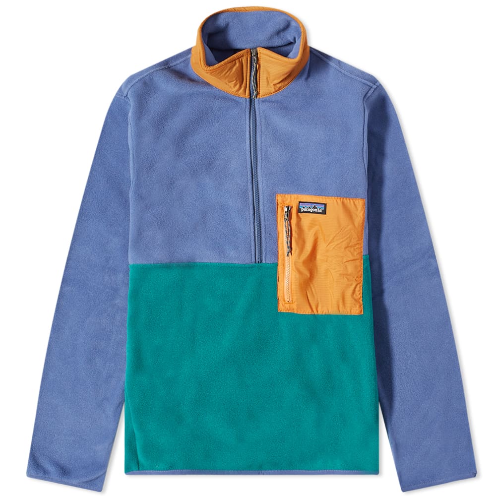 Patagonia Microdini 1/2 Zip Pullover Fleece Borealis Green END. (Global)
