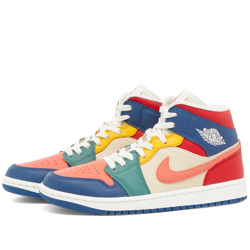 air jordan 1 mid se light blue