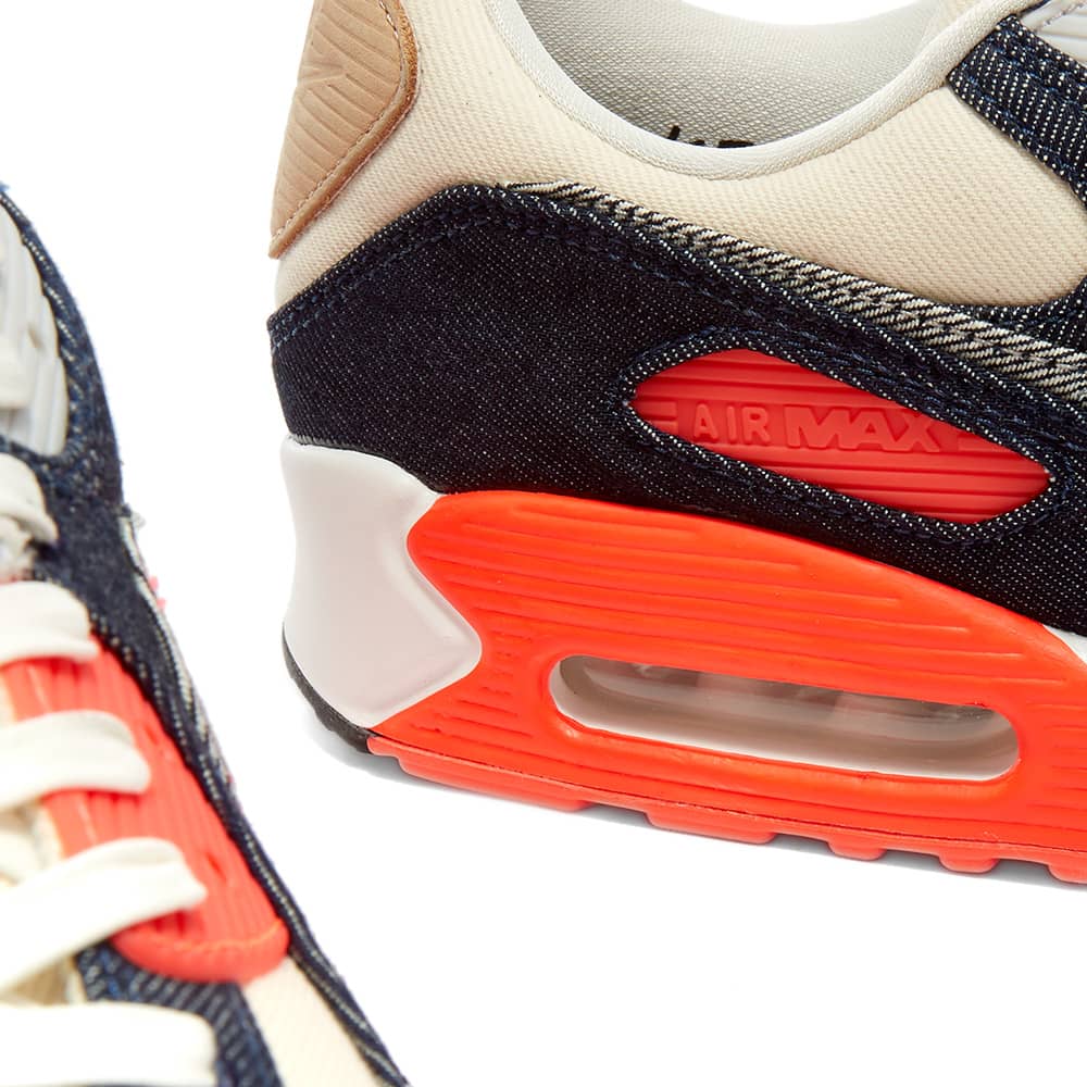 denham x nike air max 90 infrared