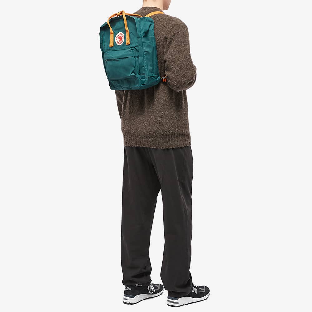 kanken ocean green backpack mini Fjallraven Forest Kanken backpack in little format with long shoulder straps that can be adjusted to fit both children and adults Kånken Mini Backpack - Arctic