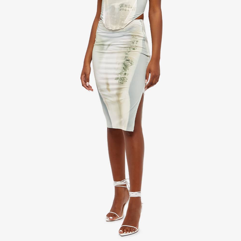 Miaou Moni Heavenly Bodies Printed Midi Skirt Heavenly Bodies END. (CN)