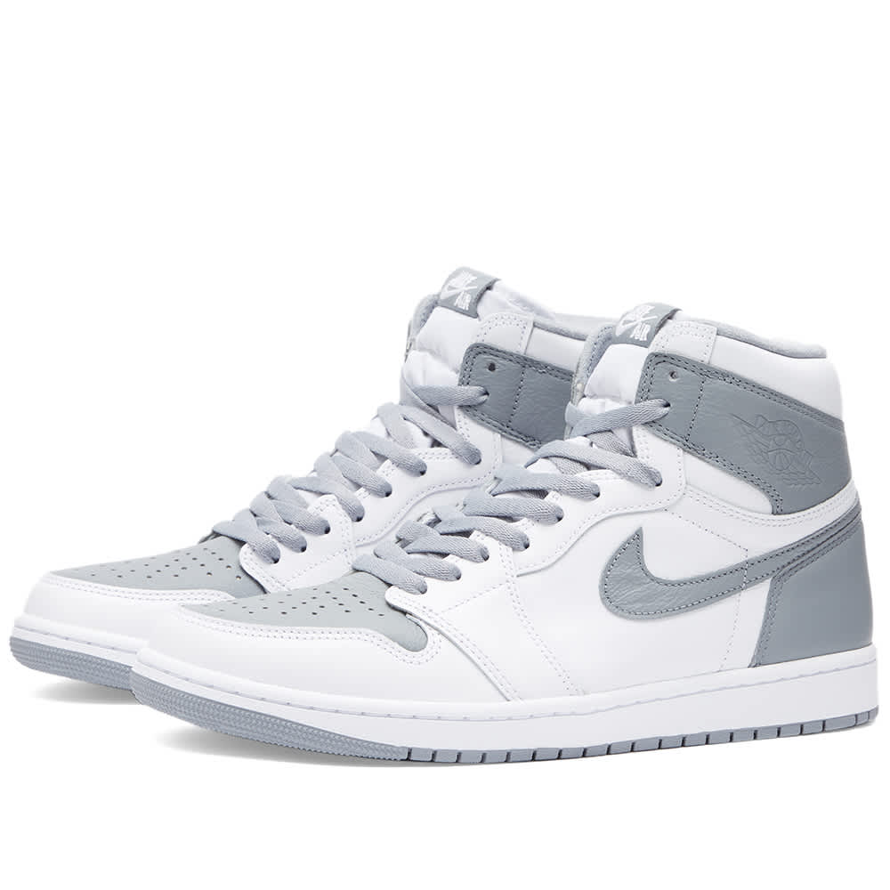 jordan retro 1 high og white and black
