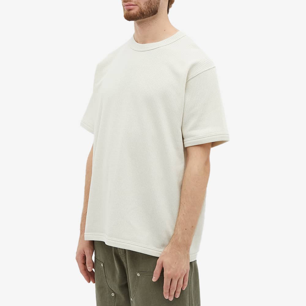 FrizmWORKS Weave Round Half Tee Cream END. (TW)