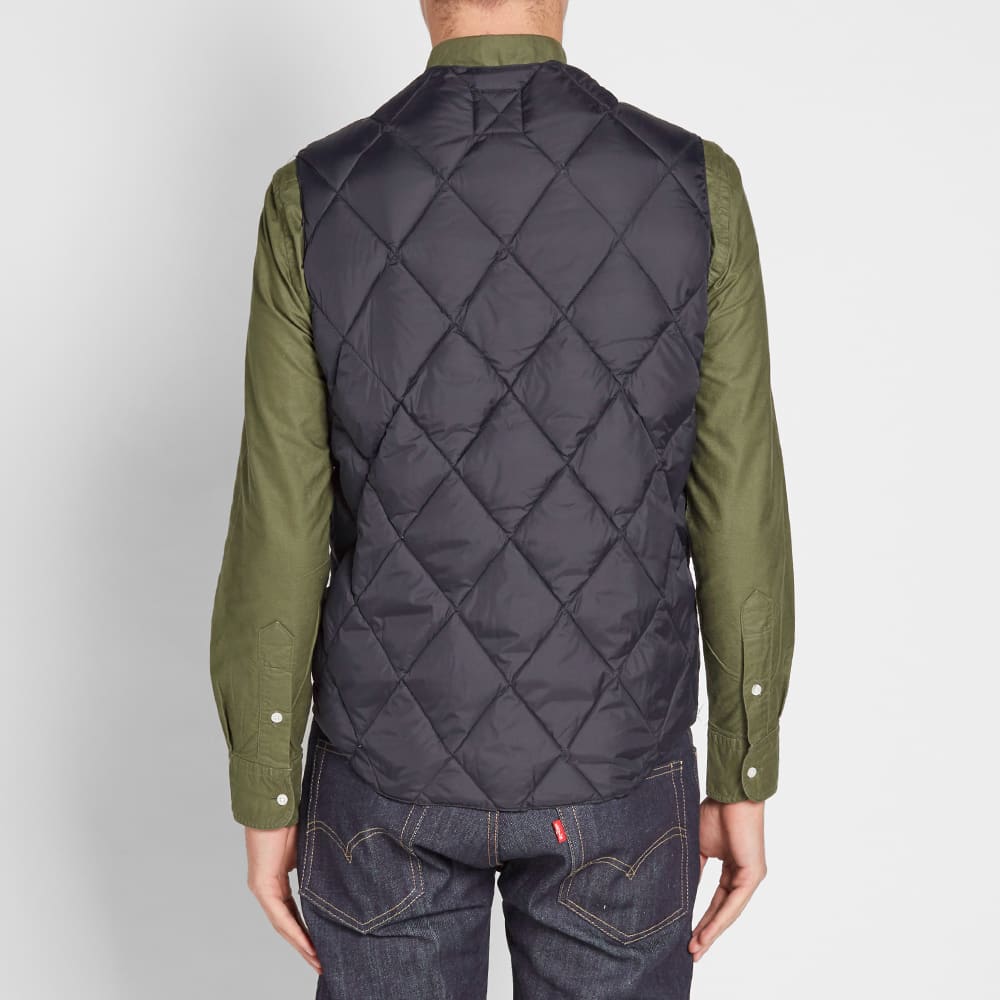 Mt. Rainier Design Zip Quilt Down Vest Black END. (US)
