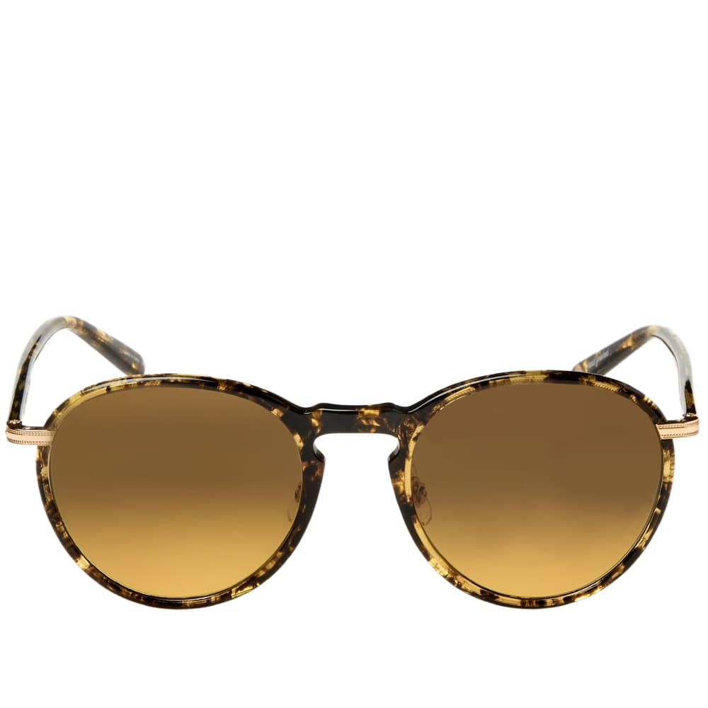 Garrett Leight Horizon Sunglasses Black, Amber Gold & Hazel END. (Global)