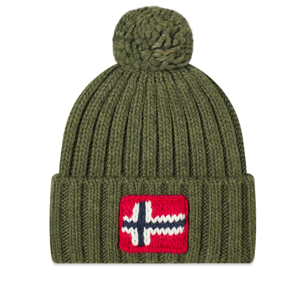 Green napapijri hat clearance