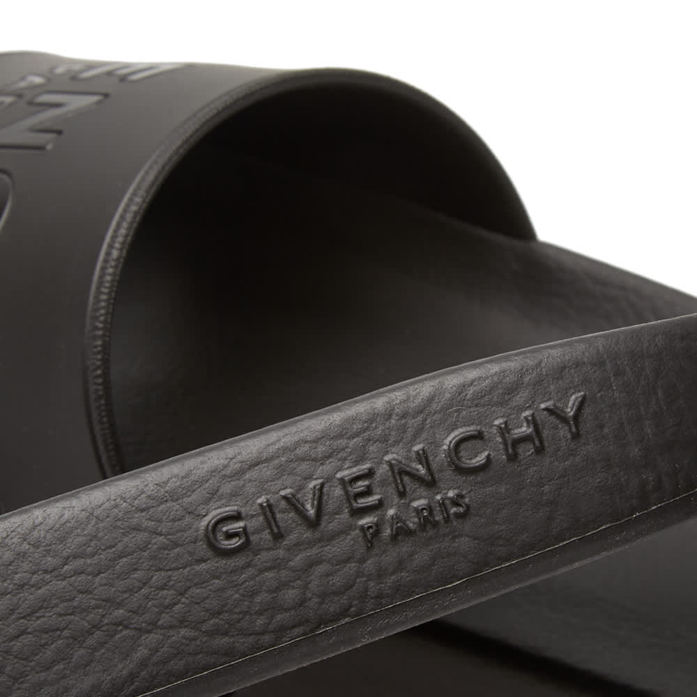 Givenchy Button Logo Slide Black END IT 