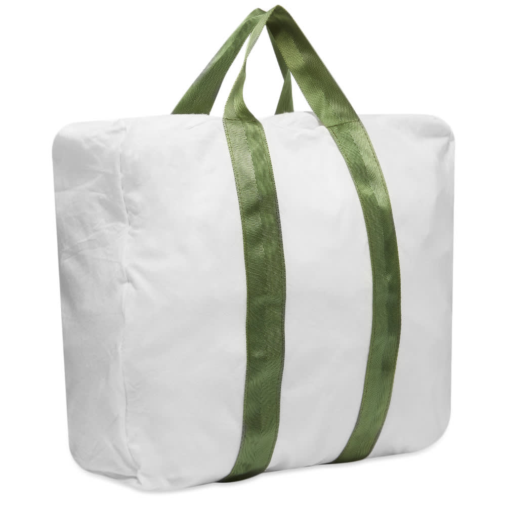 Puebco Cotton Tote Bag - White & Green