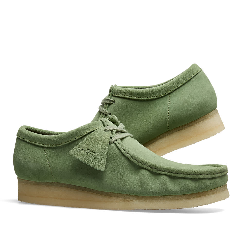 clarks wallabees blue