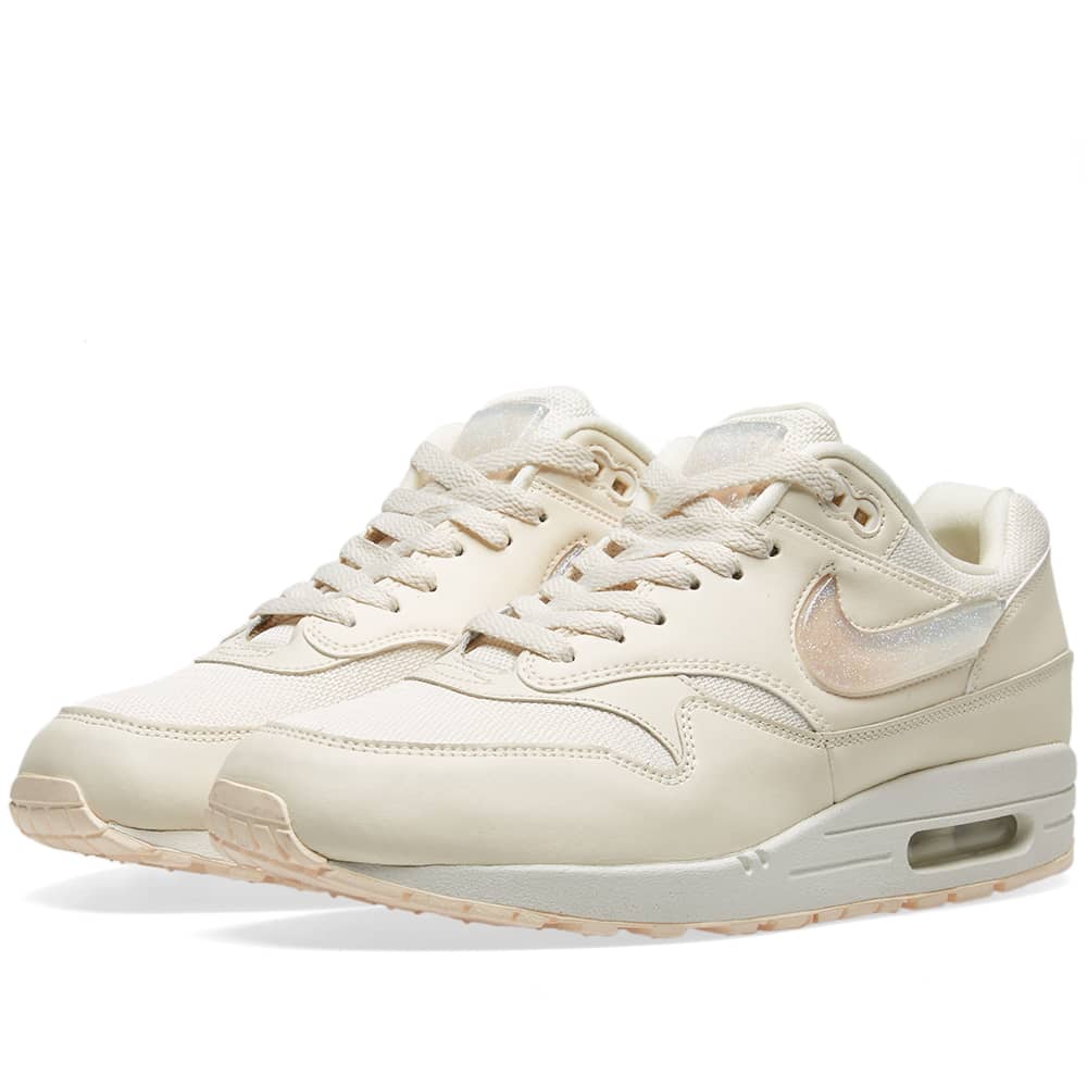 Nike Air Max 1 W 'Jelly Swoosh' Pale Ivory, White & Ice | END. (IE)