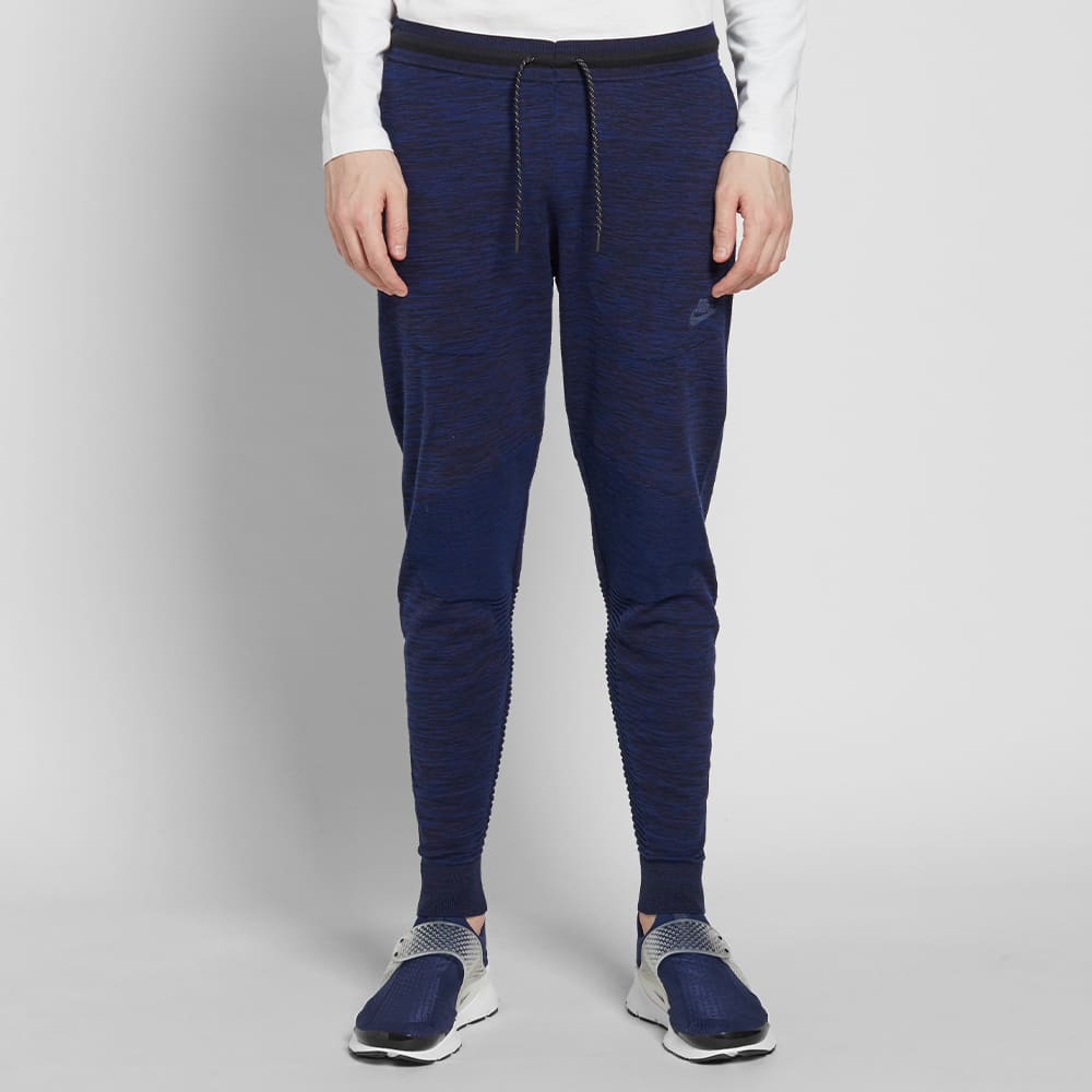 nike tech knit blue