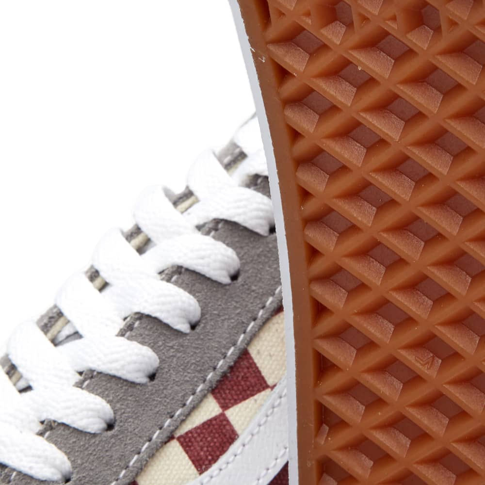 vans checkerboard rhubarb
