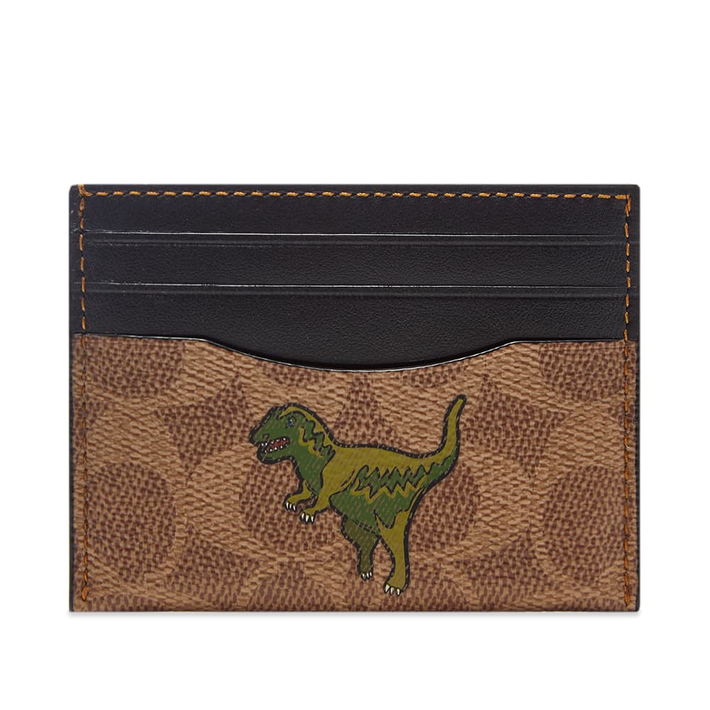 Coach Signature Rexy Card Holder Khaki END.