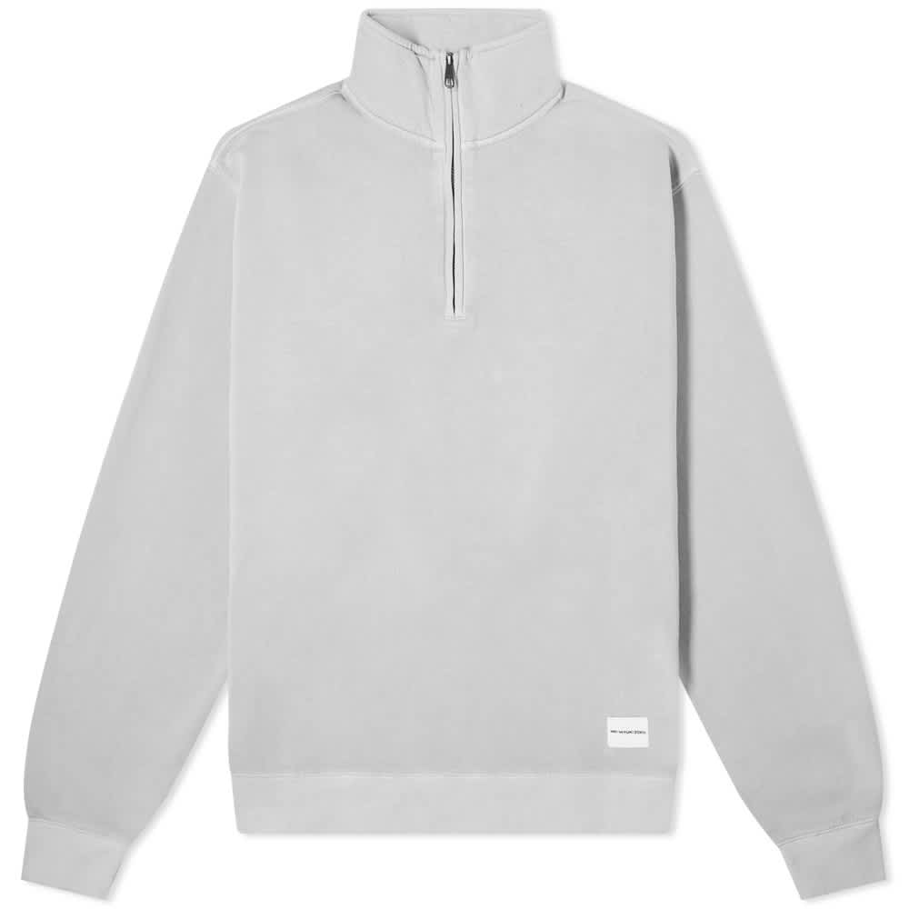 MKI Pigment Dyed Quarter Zip Sweat Light Grey END. (Global)