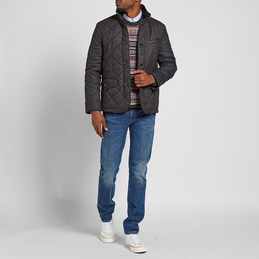 Barbour x Land Rover Filey Quilt Jacket Charcoal END. (DE)