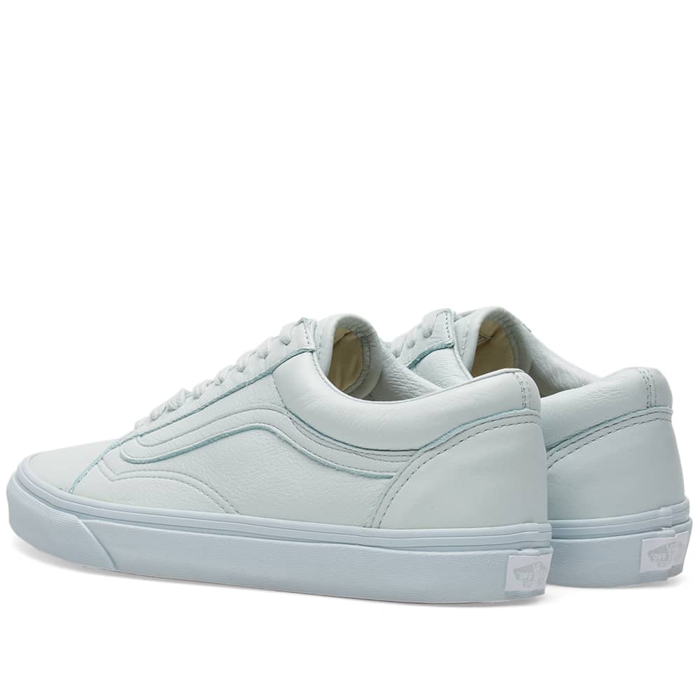vans old skool leather mono ice flow