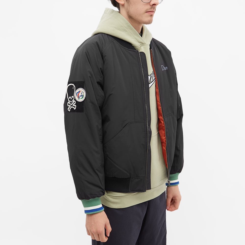 Dime Velcro Patch Bomber Jacket Black END. (DK)