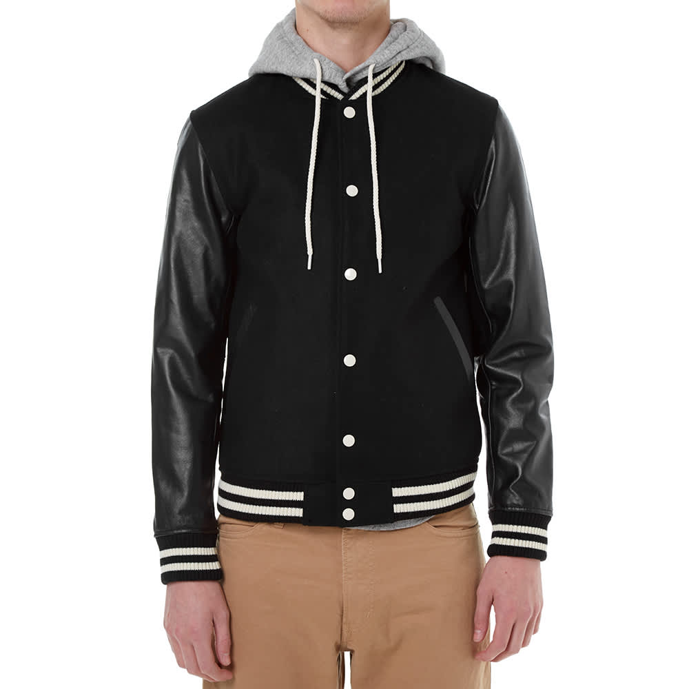 Journal Standard Varsity Jacket Black END.
