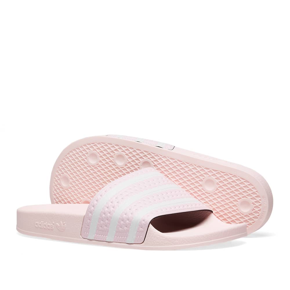 adilette clear pink