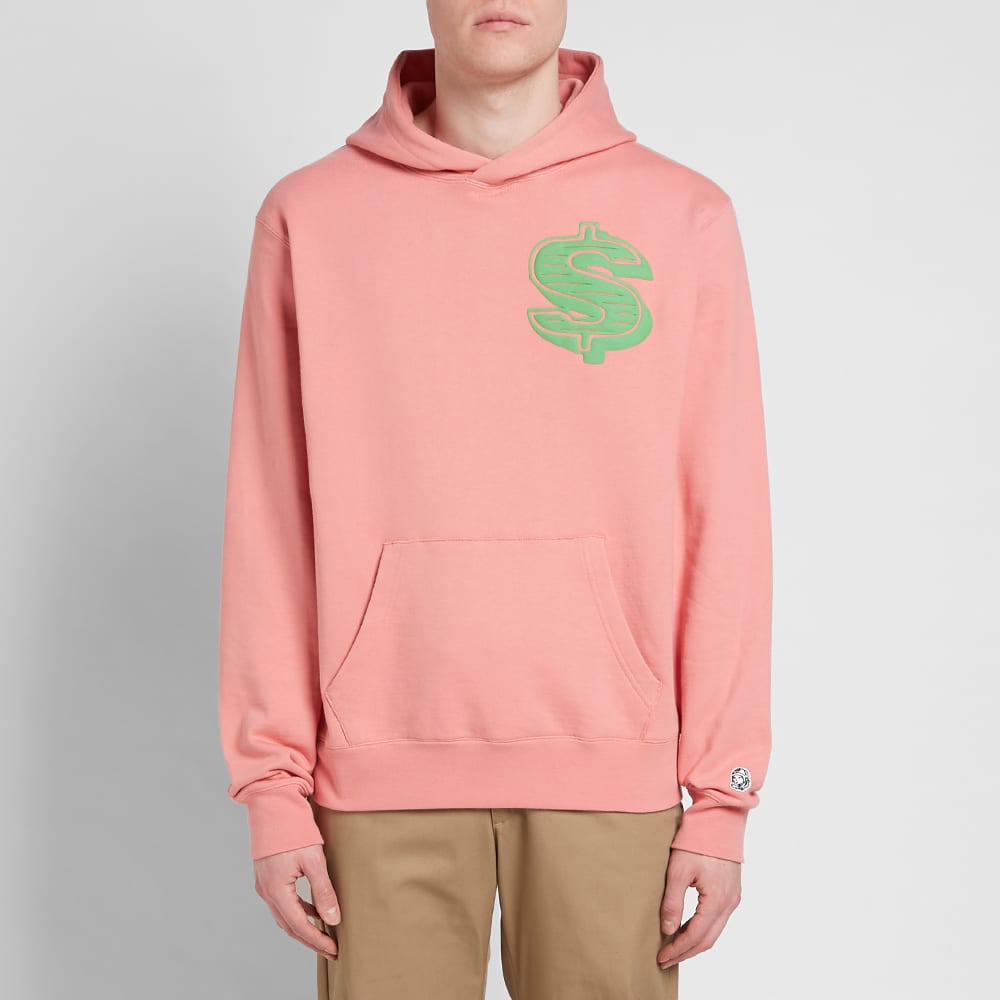 Billionaire Boys Club Dollar Motif Popover Hoody Pink END. (Global)