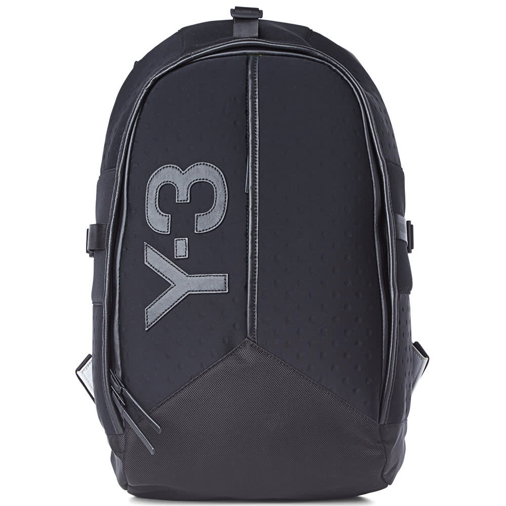 Y3 Textured Neoprene Backpack Black END.