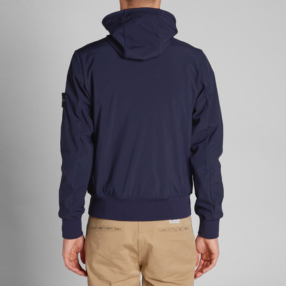 Stone Island Light Soft ShellR Hooded Jacket Royal END. (CA)