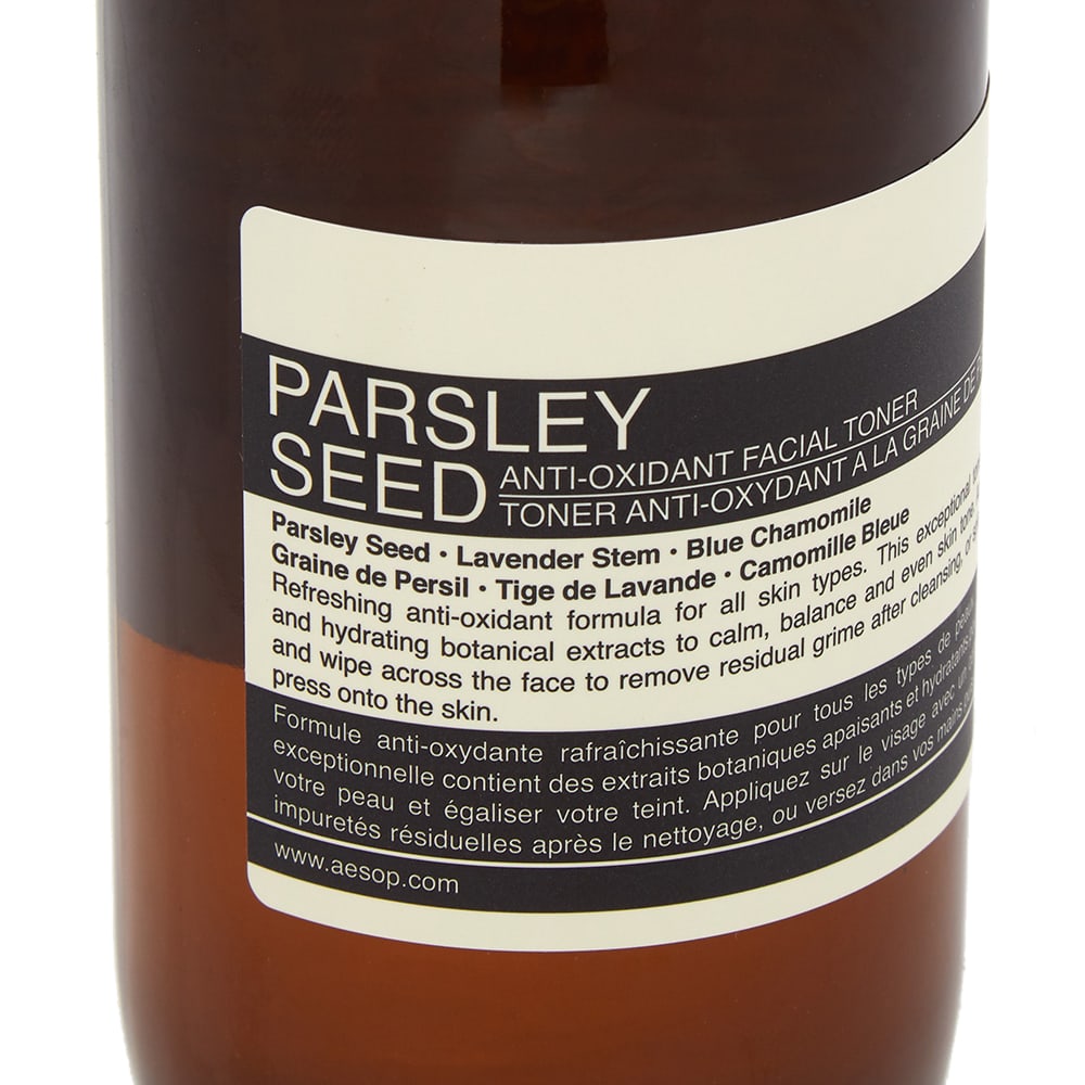 Aesop Parsley Seed AntiOxidant Facial Toner 200ml END. (UK)