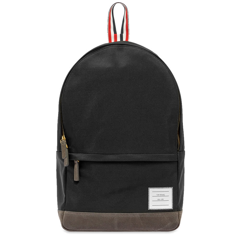 Thom Browne Patch Logo Backpack Black | END.