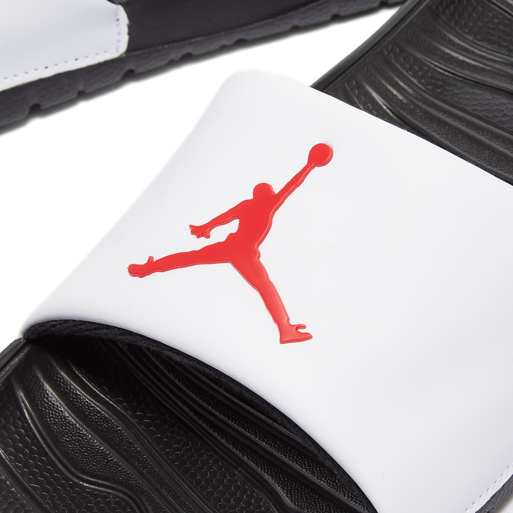 jordan break slide red and black