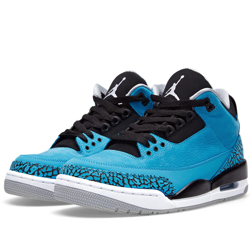 Nike Air Jordan III Retro 'Powder Blue' Dark Powder Blue | END.