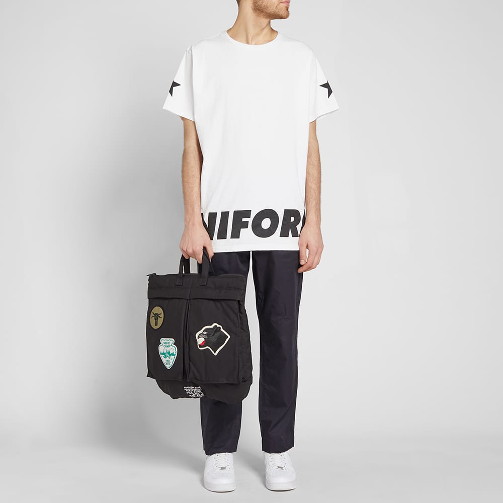 Uniform Experiment Sleeve Star Big Tee White END.