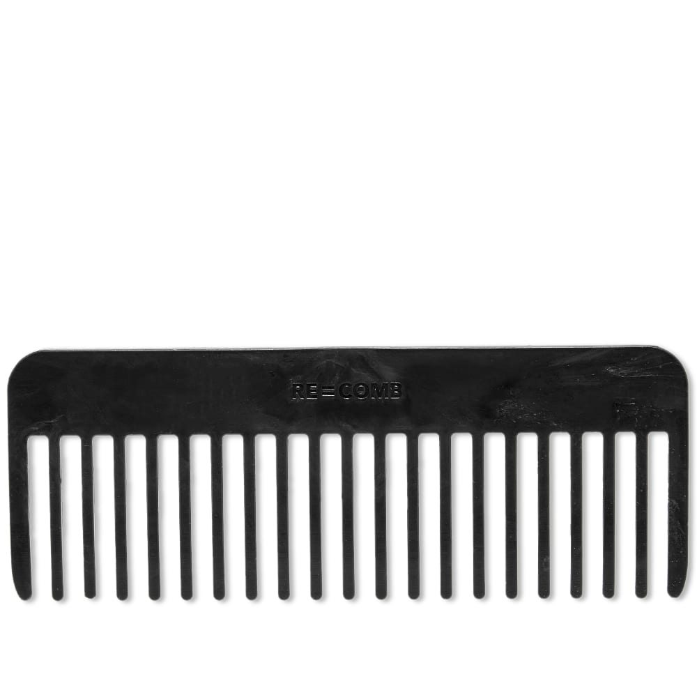 Recycled Plastic Hair Comb Matte Black END. (SG)