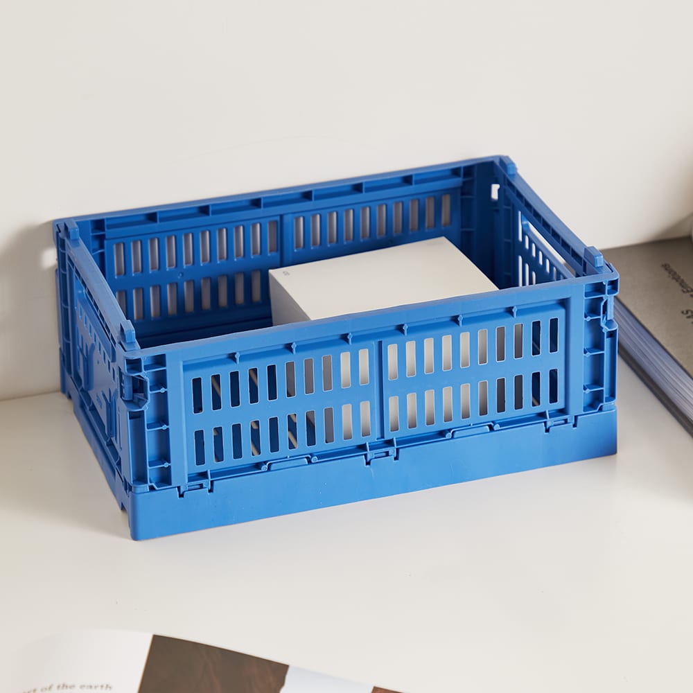 HAY Small Recycled Colour Crate Electric Blue END. (UK)