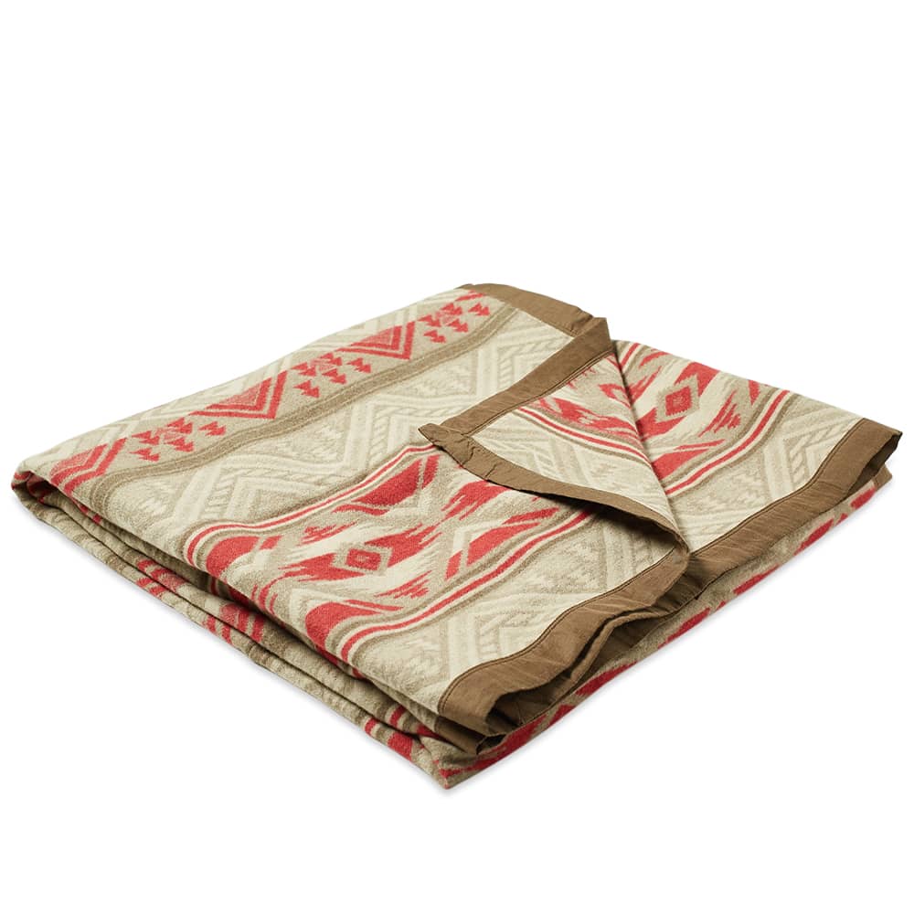 RRL Camp Blanket Navy Multi END. (UK)